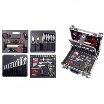Coffret de douilles Basic Line B152 1/4 + 3/8 103 pcs + Visseuse Kraftwerk