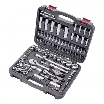 Coffret de douilles Basic-Line, 1/4" + 1/2", 105 pcs. Kraftwerk