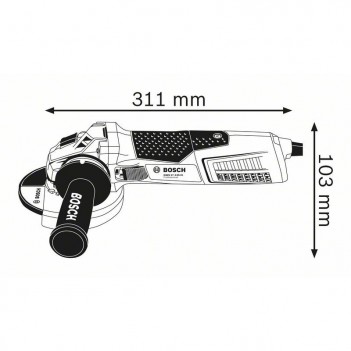 Meuleuse angulaire GWS 19-125 CIE Professional Bosch