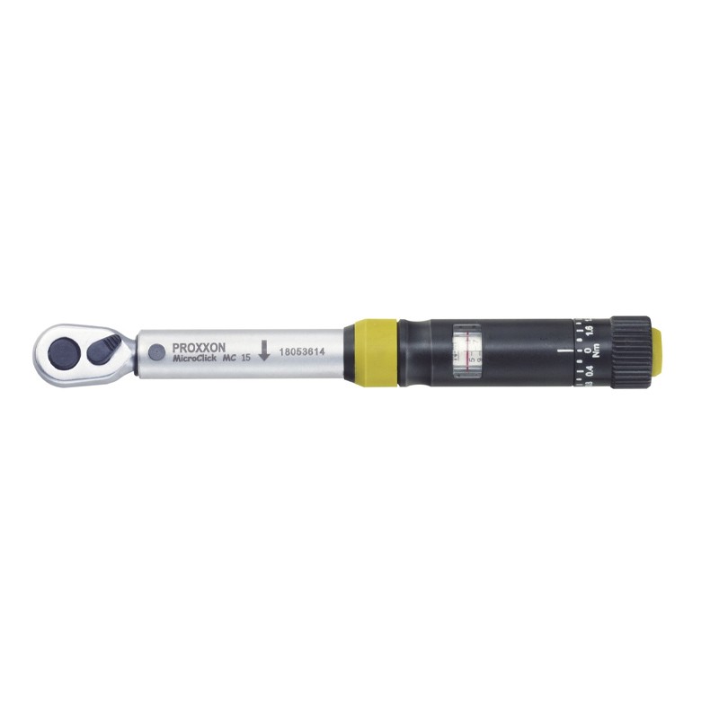 MicroClick Drehmomentschlüssel MC 15 1/4" de 3-15 Nm Proxxon MicroClick Drehmomentschlüssel MC 15 1/4" de 3-15 Nm Proxxon