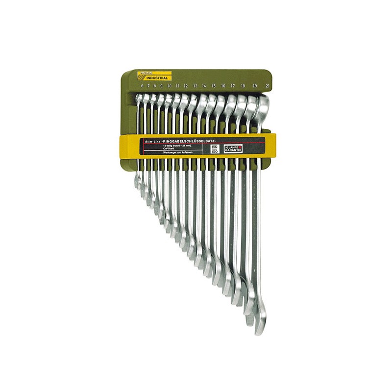 Clés SlimLine mixtes à fourche et polygonale 15 pce. 6-21mm Proxxon Clés SlimLine mixtes à fourche et polygonale 15 pce. 6-21mm Proxxon