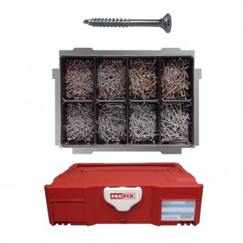Schraubensortiment Drillspan T-Drive 1894 Stück PROFIX