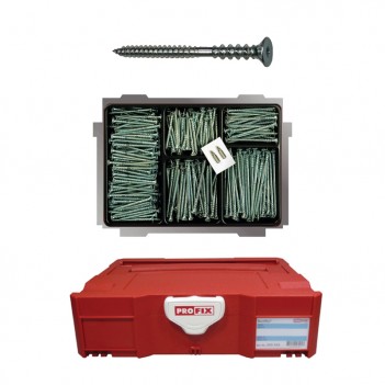 Assortiment de vis ajustables 462 pcs PROFIX