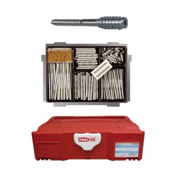 Assortiment de vis pour montage à distance 552 pcs PROFIX