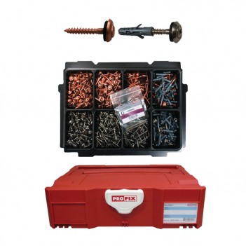 Assortiment de vis de façade inox DIN 7504N Inox, 1042 pcs PROFIX