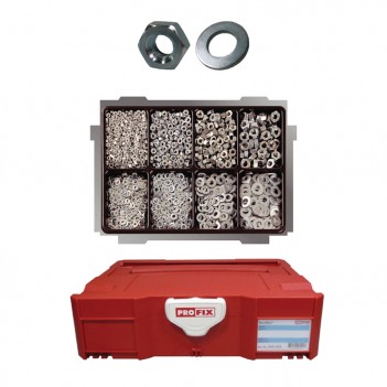 Assortiment d'écrous et rondelles 3300 pièces PROFIX
