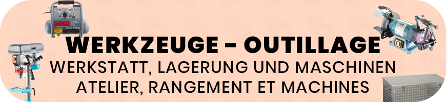 Entdecken Sie unser Angebot an Werkstattmaschinen, Lagern und Geräten