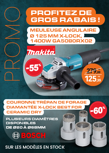 Meuleuse Makita + trepand Bosch