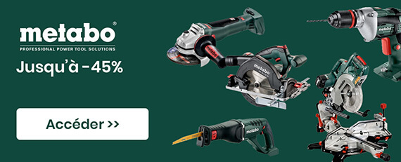 materiel Metabo en reduction